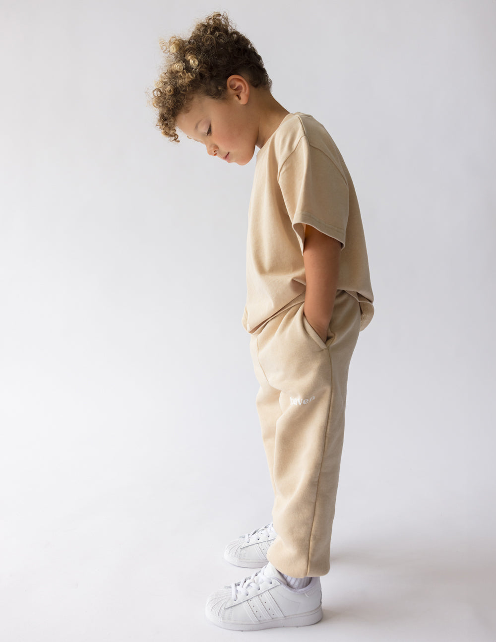 Elevated Faith Heaven Kids Sweatpant — lifestyle context