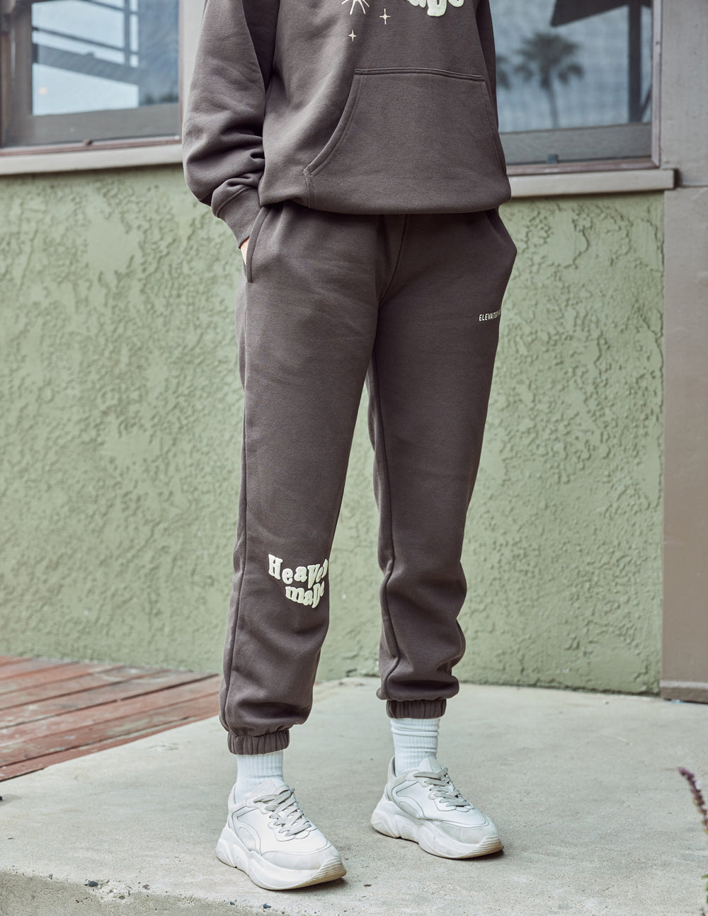 Elevated Faith Heaven Made Unisex Sweatpant — side view