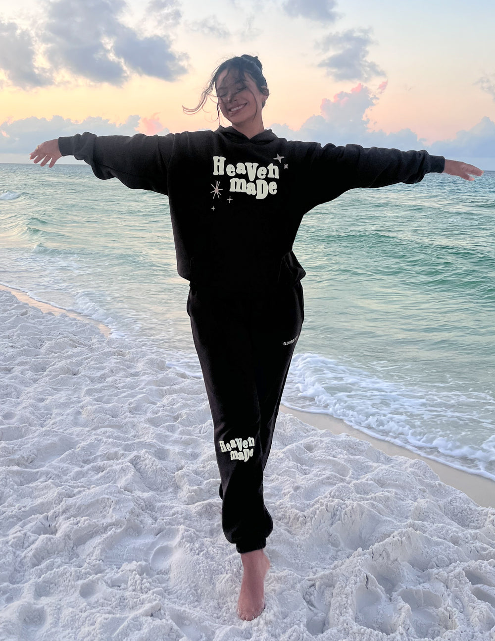 Elevated Faith Heaven Made Unisex Sweatpant — lifestyle context