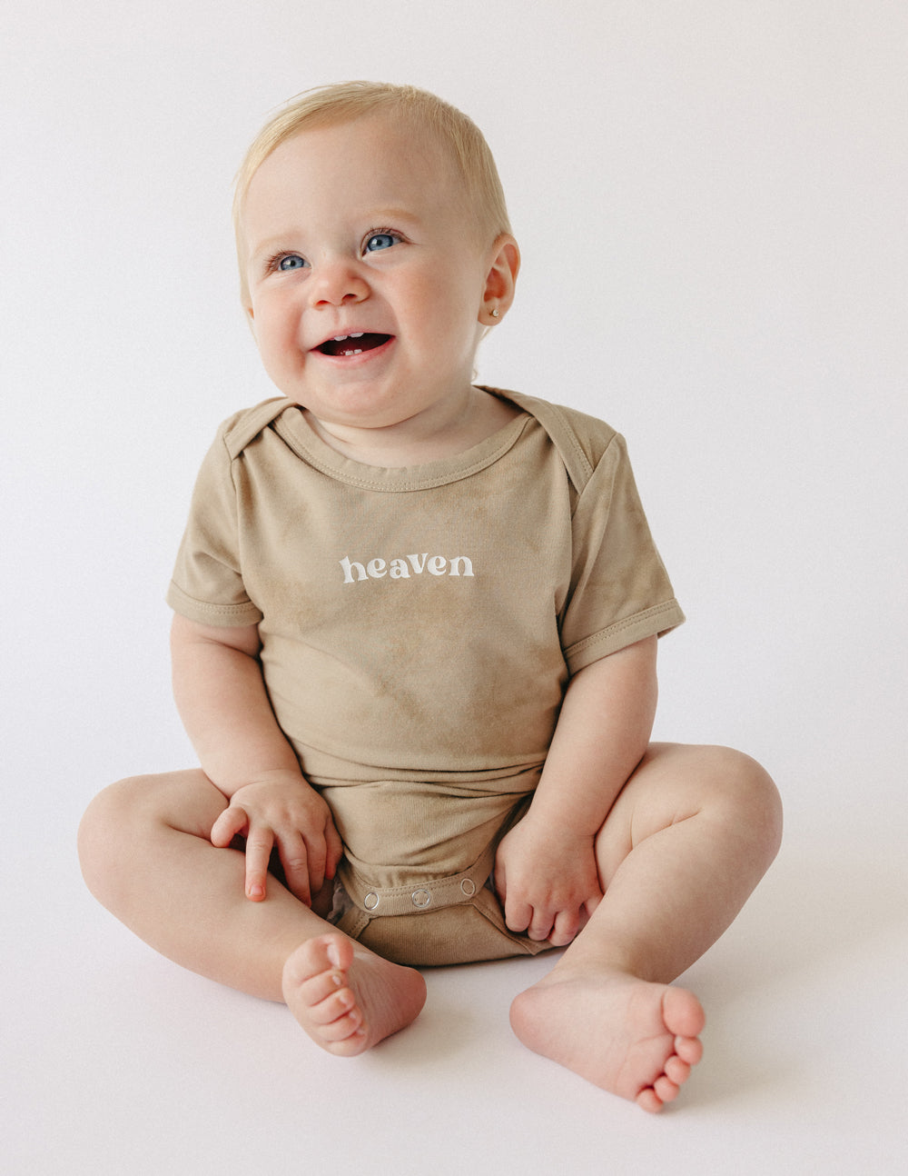 Elevated Faith Heaven Onesie — main product shot