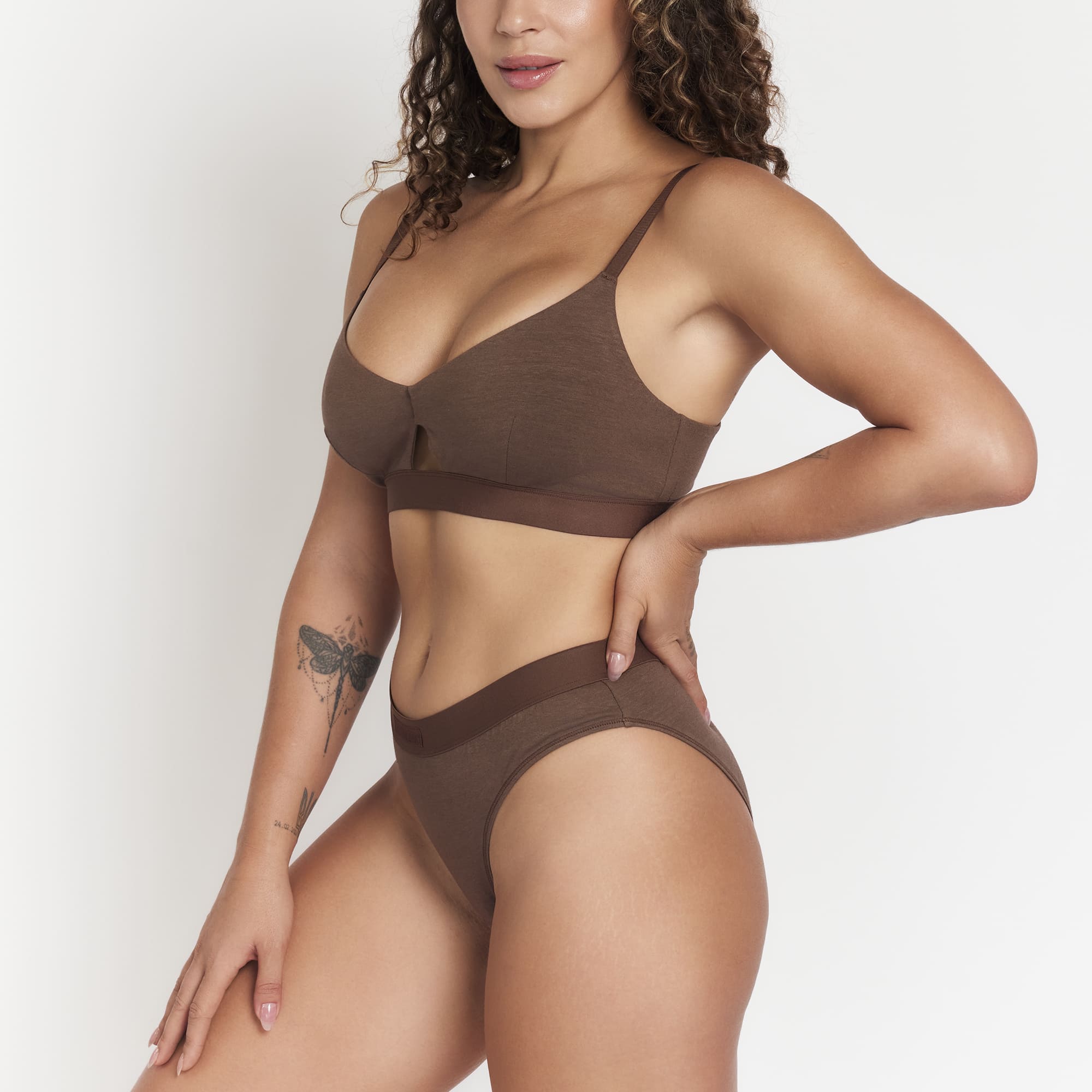 Net Positive Keyhole Bra — lifestyle context