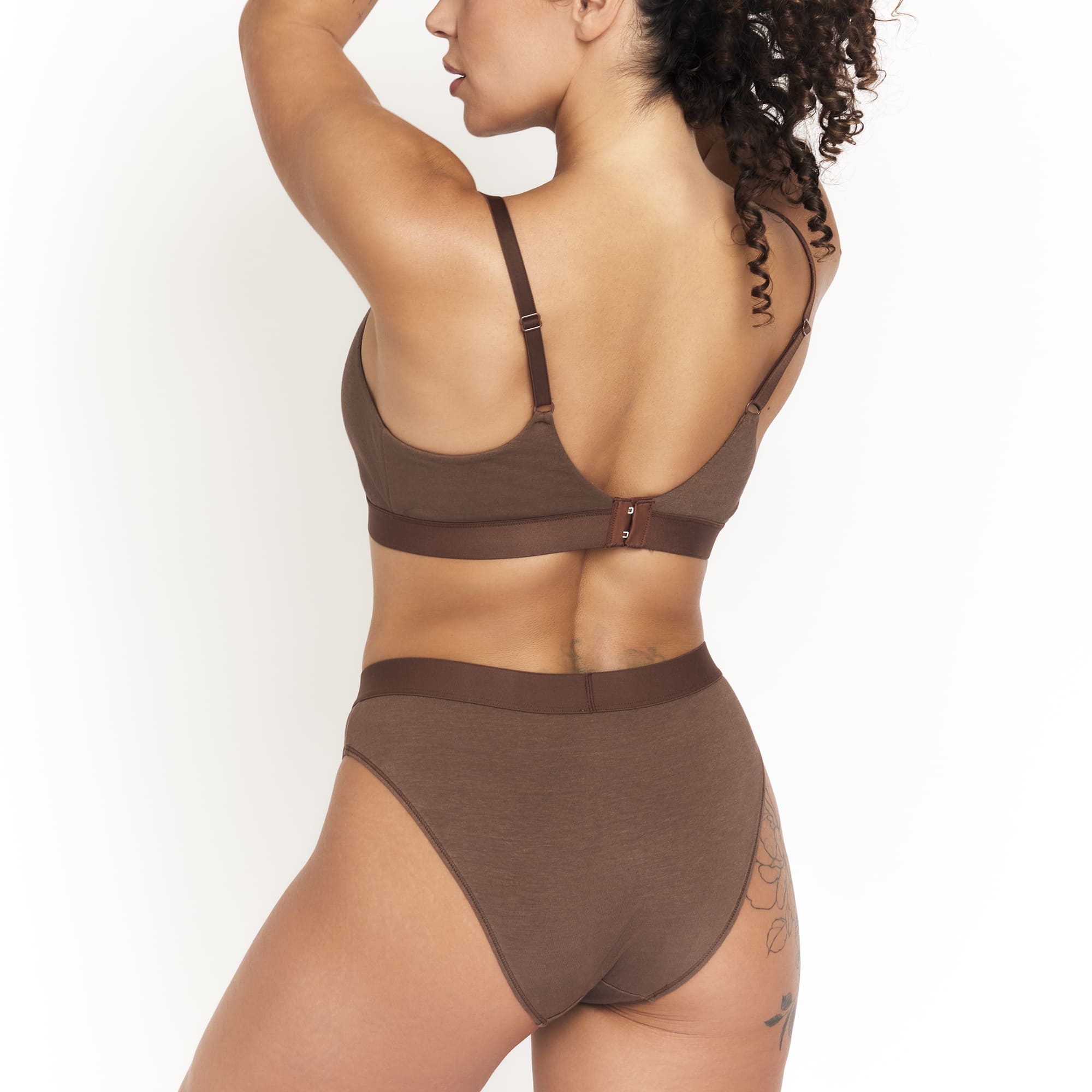 Net Positive Keyhole Bra — side view