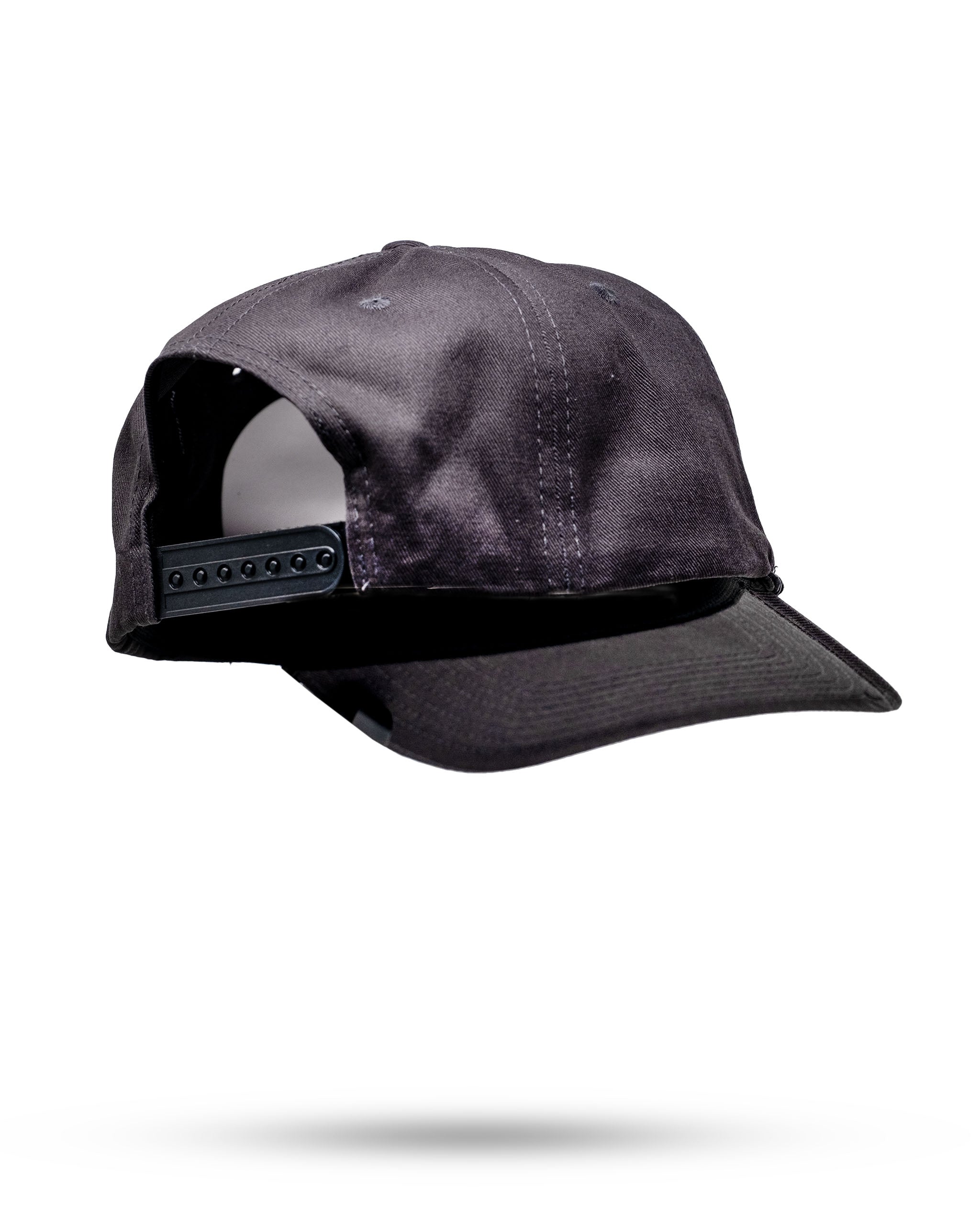 Pins and Aces Heritage Rope Hat - Charcoal — side view