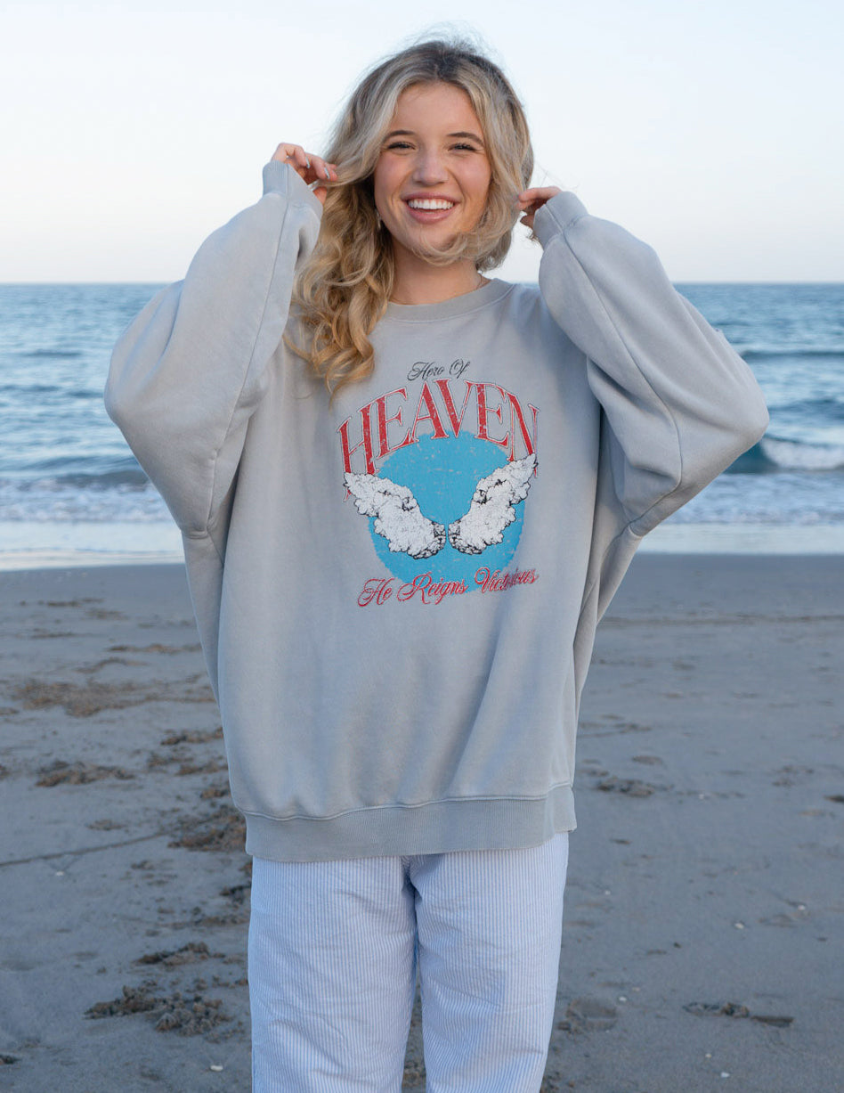 Elevated Faith Hero of Heaven Unisex Crewneck — main product shot
