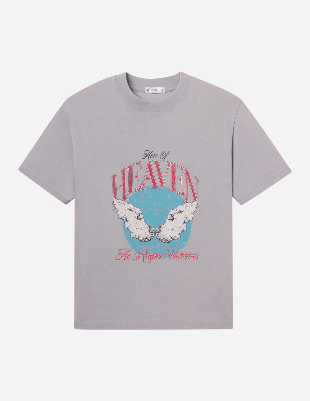 Elevated Faith Hero of Heaven Unisex Tee — lifestyle worn / used context