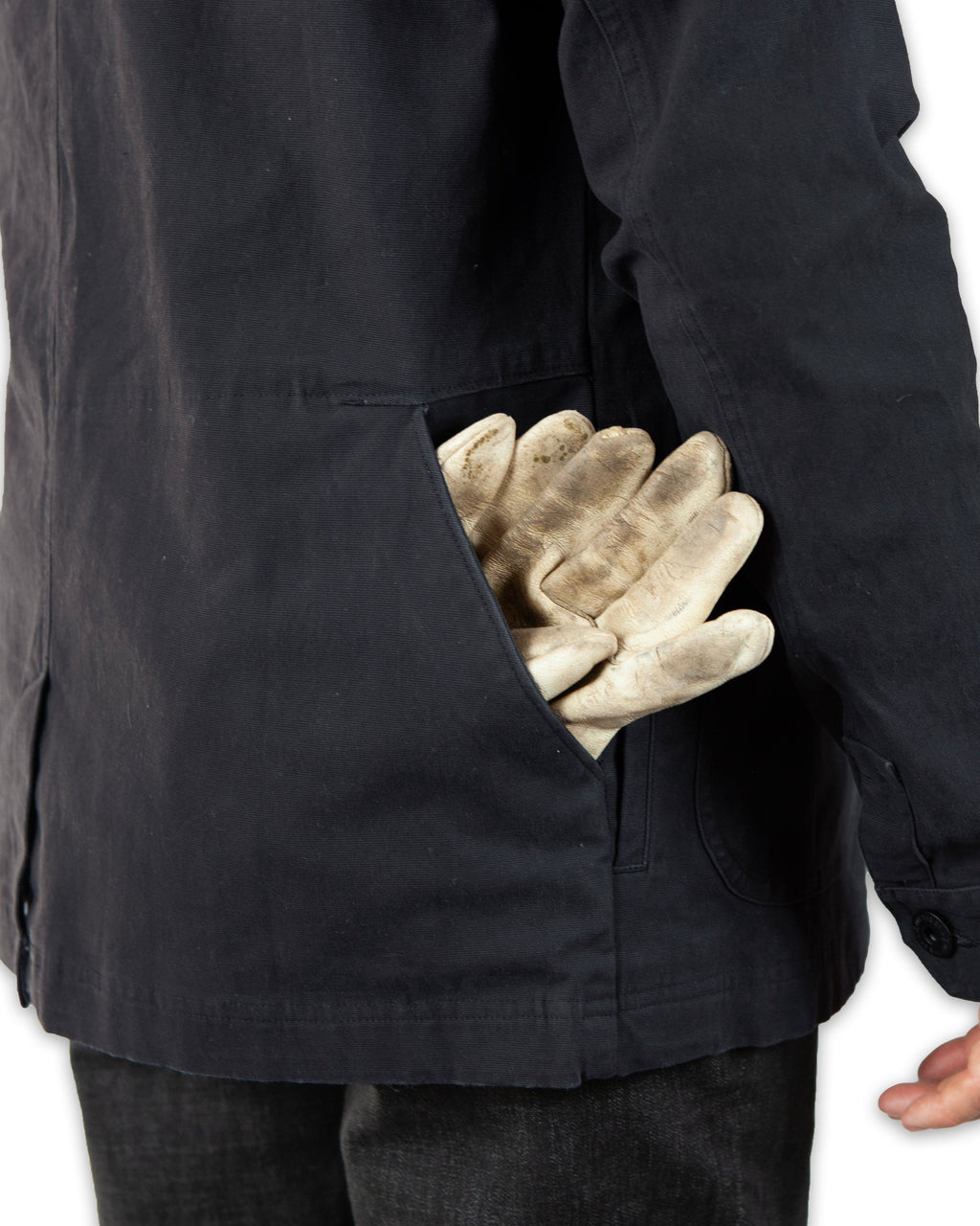 Off The Grid Surplus Heston Chore Coat - Black — packaging
