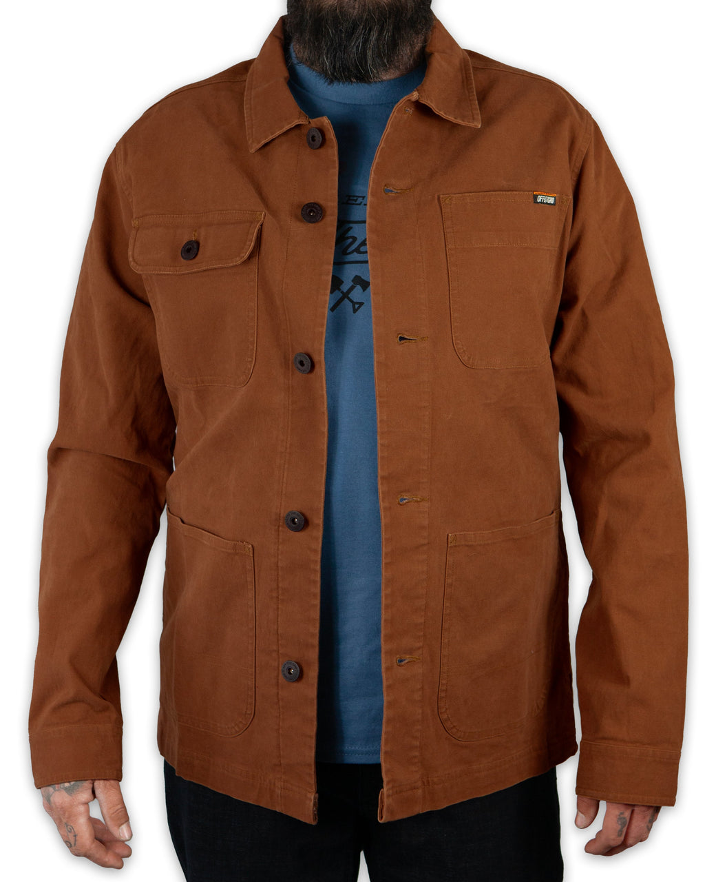 Off The Grid Surplus Heston Chore Coat - TOB — lifestyle context