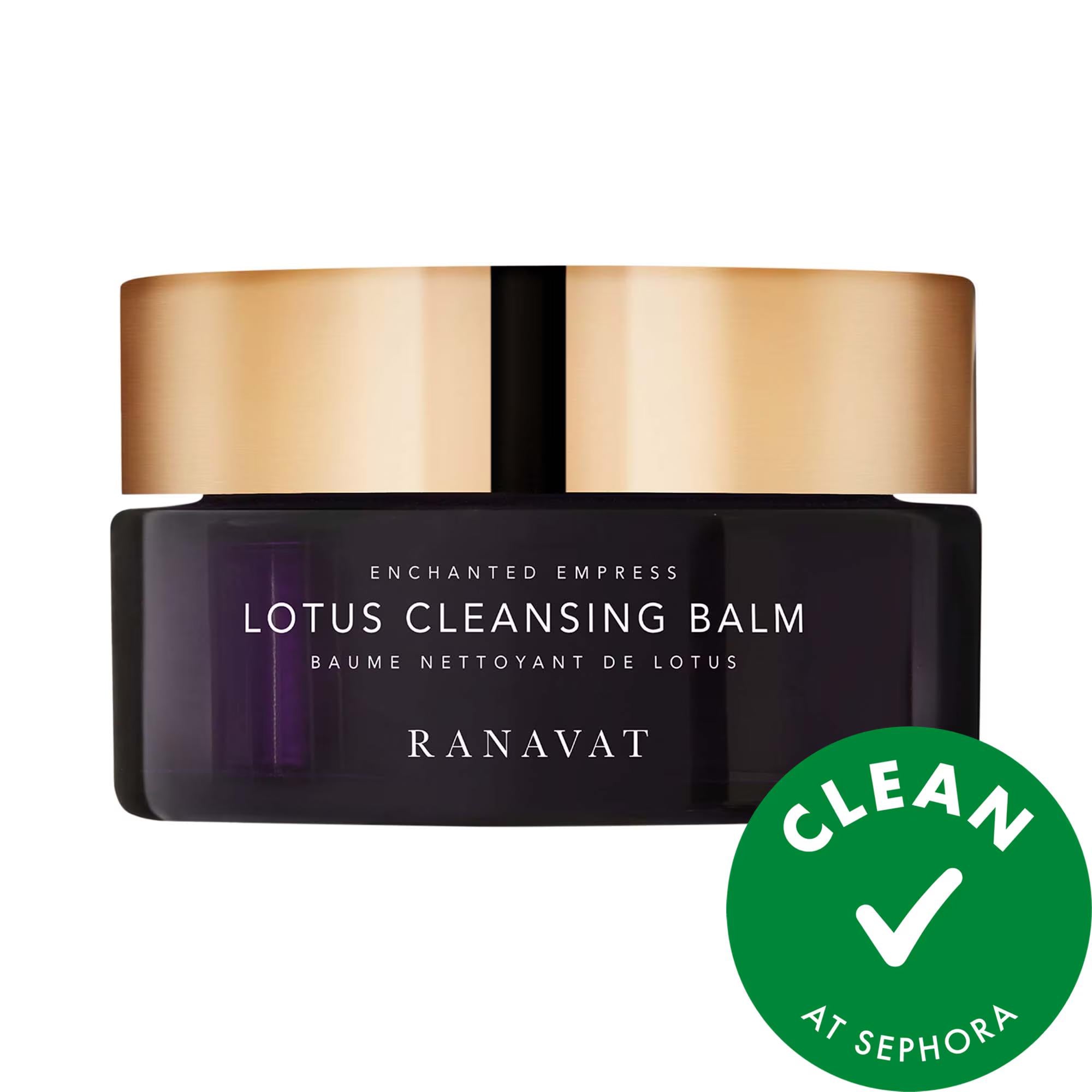 Lotus Makeup Removing Cleansing Balm - Vegan & Cruelty-Free Skincare for Normal to Dry Skin