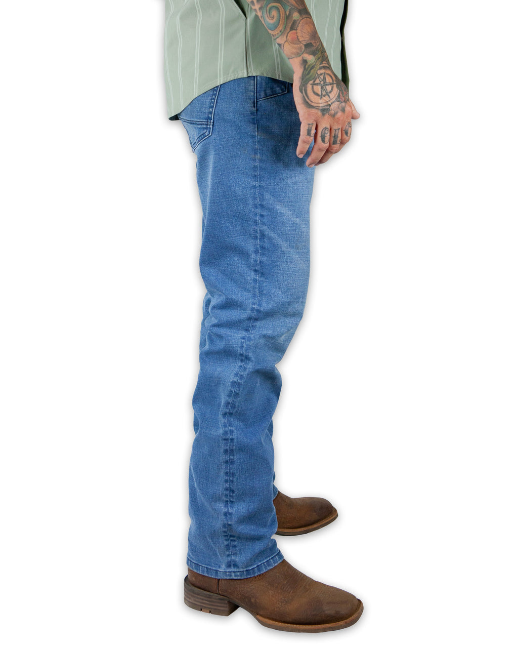 Off The Grid Surplus Hideout Denim Boot Cut - Vintage Wash — side view
