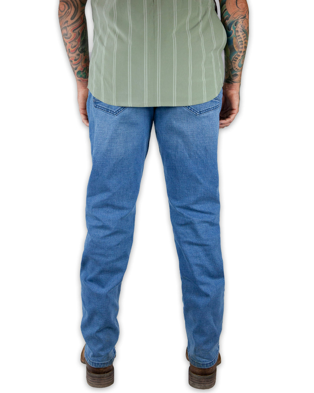 Off The Grid Surplus Hideout Denim Boot Cut - Vintage Wash — back view