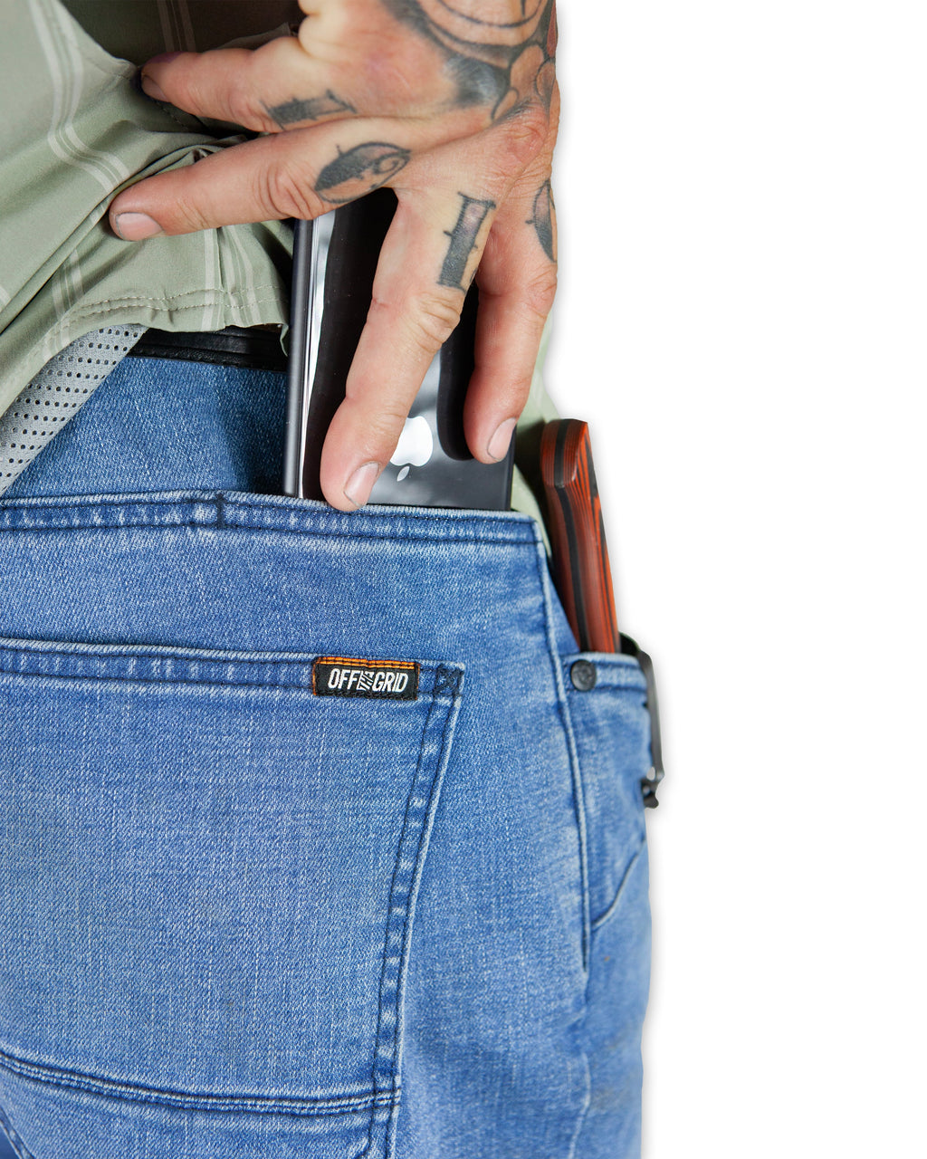 Off The Grid Surplus Hideout Denim Boot Cut - Vintage Wash — alternative angle