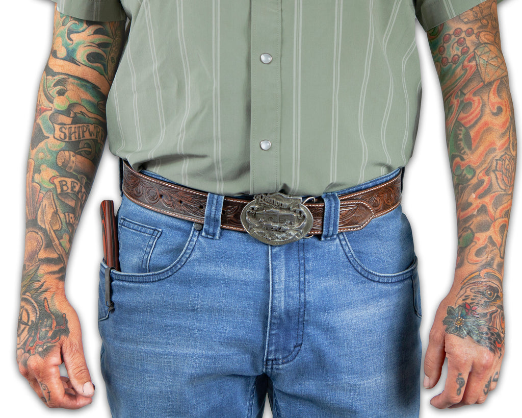 Off The Grid Surplus Hideout Denim Boot Cut - Vintage Wash — packaging