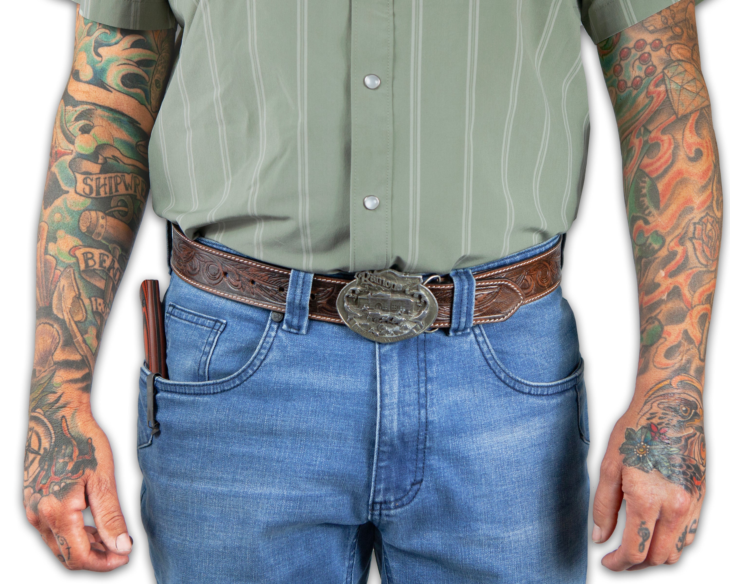 Off The Grid Surplus Hideout Denim Boot Cut - Vintage Wash — packaging