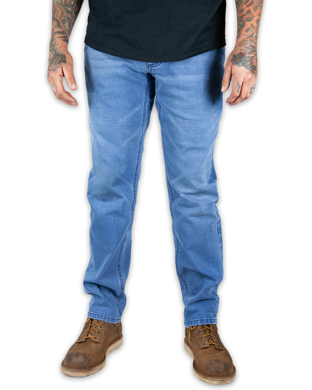 Off The Grid Surplus Hideout Denim Taper Fit Pants - Vintage Wash — main product shot