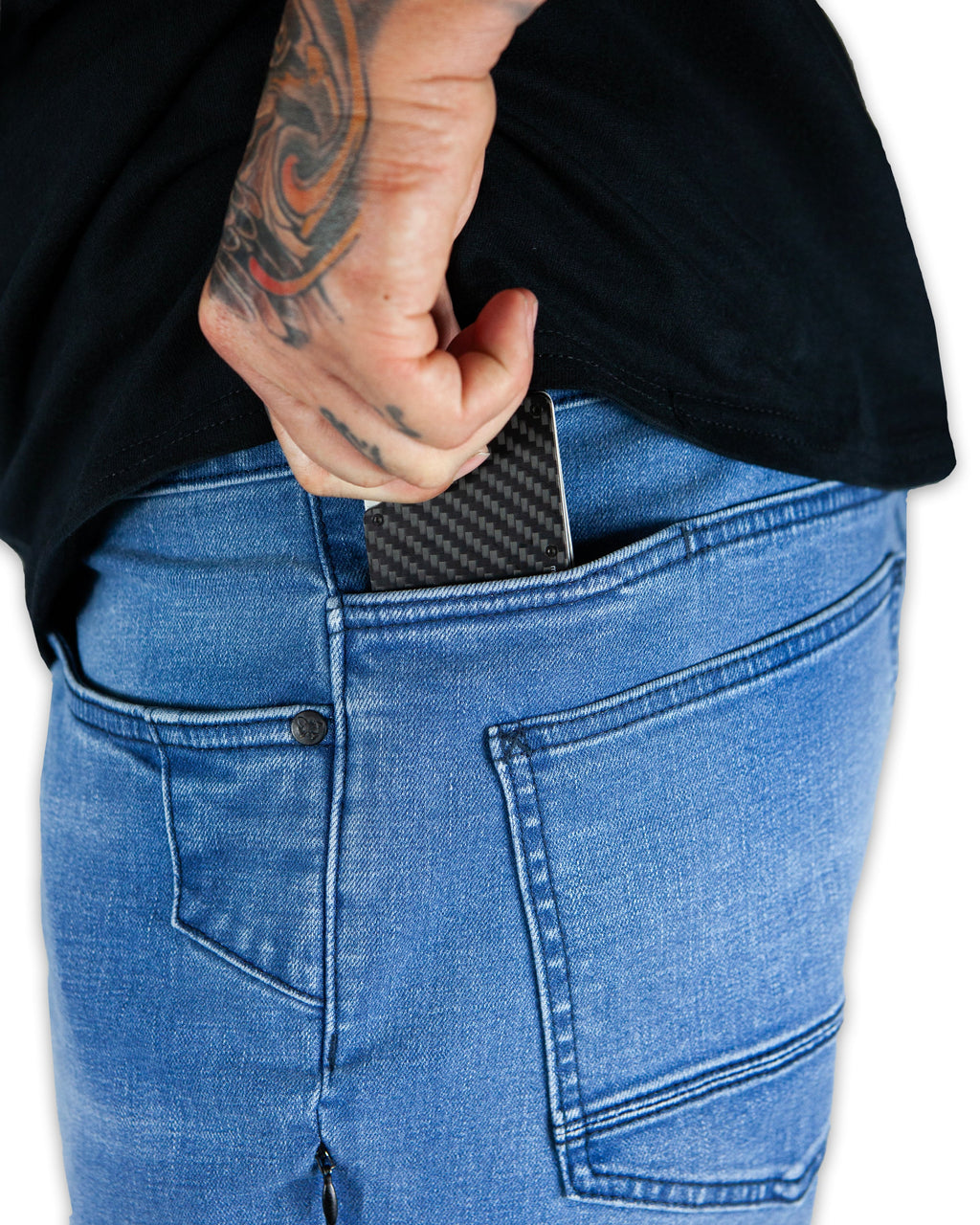 Off The Grid Surplus Hideout Denim Taper Fit Pants - Vintage Wash — size reference