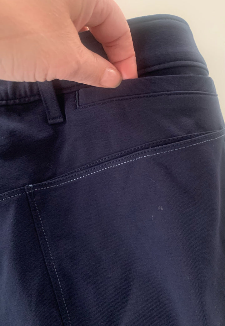 Buki High-Five Tech Shorts - Navy — back view