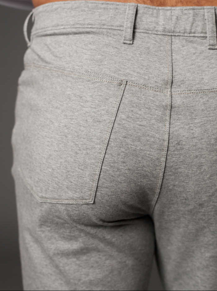 Buki High-Five Tech Pants - Heather Grey — lifestyle context