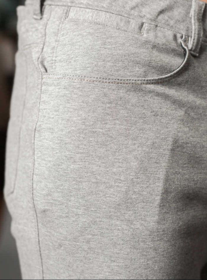 Buki High-Five Tech Pants - Heather Grey — side view