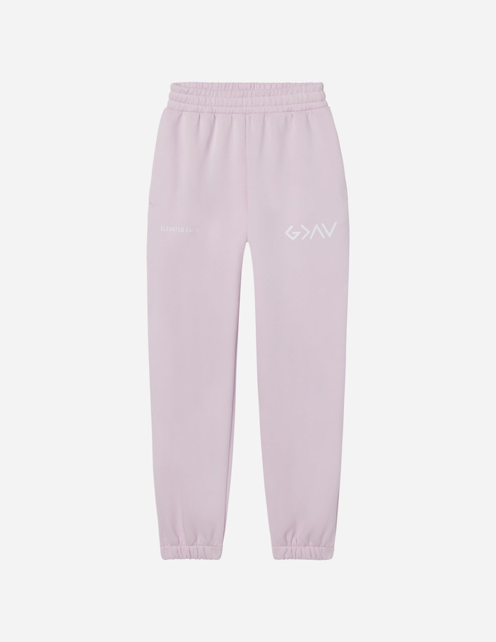 Elevated Faith Highs and Lows Purple Unisex Sweatpant — comparison shot