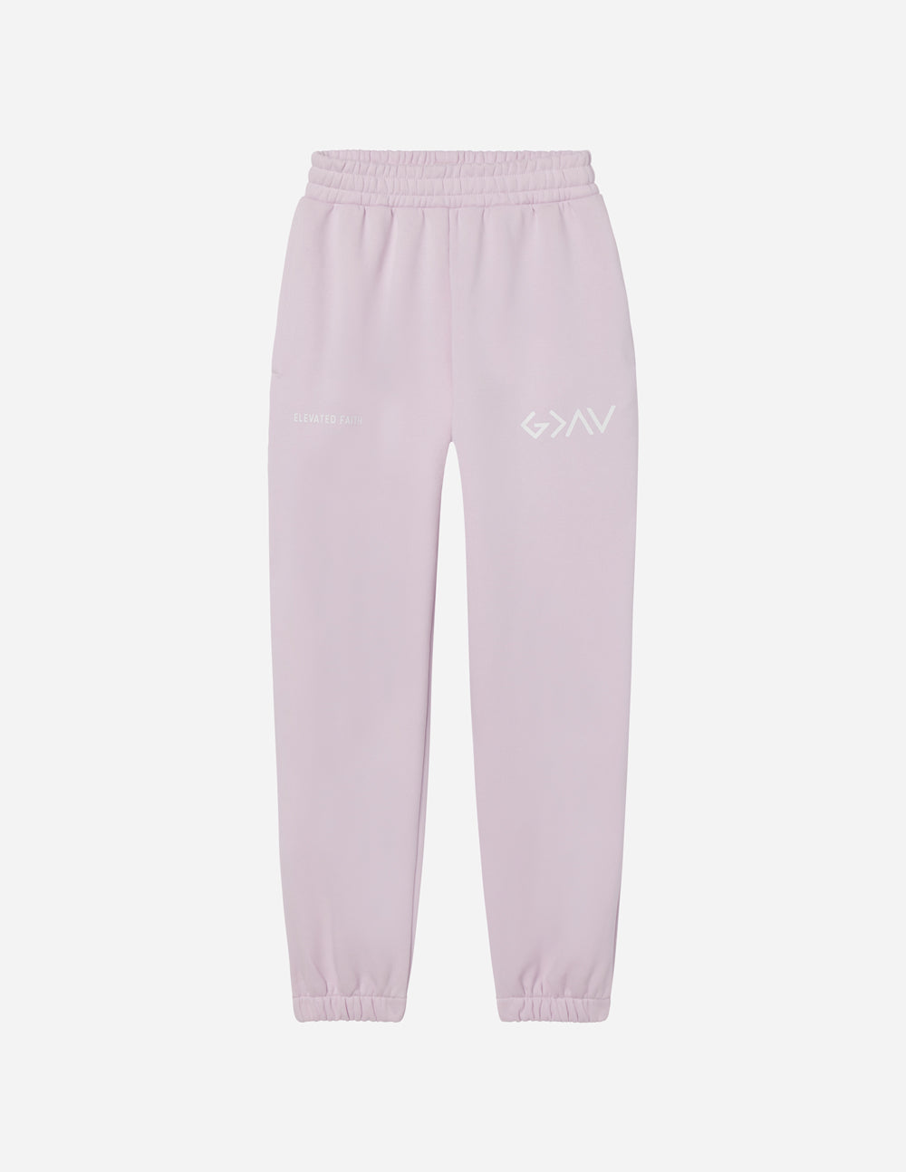 Elevated Faith Highs and Lows Purple Unisex Sweatpant — side view