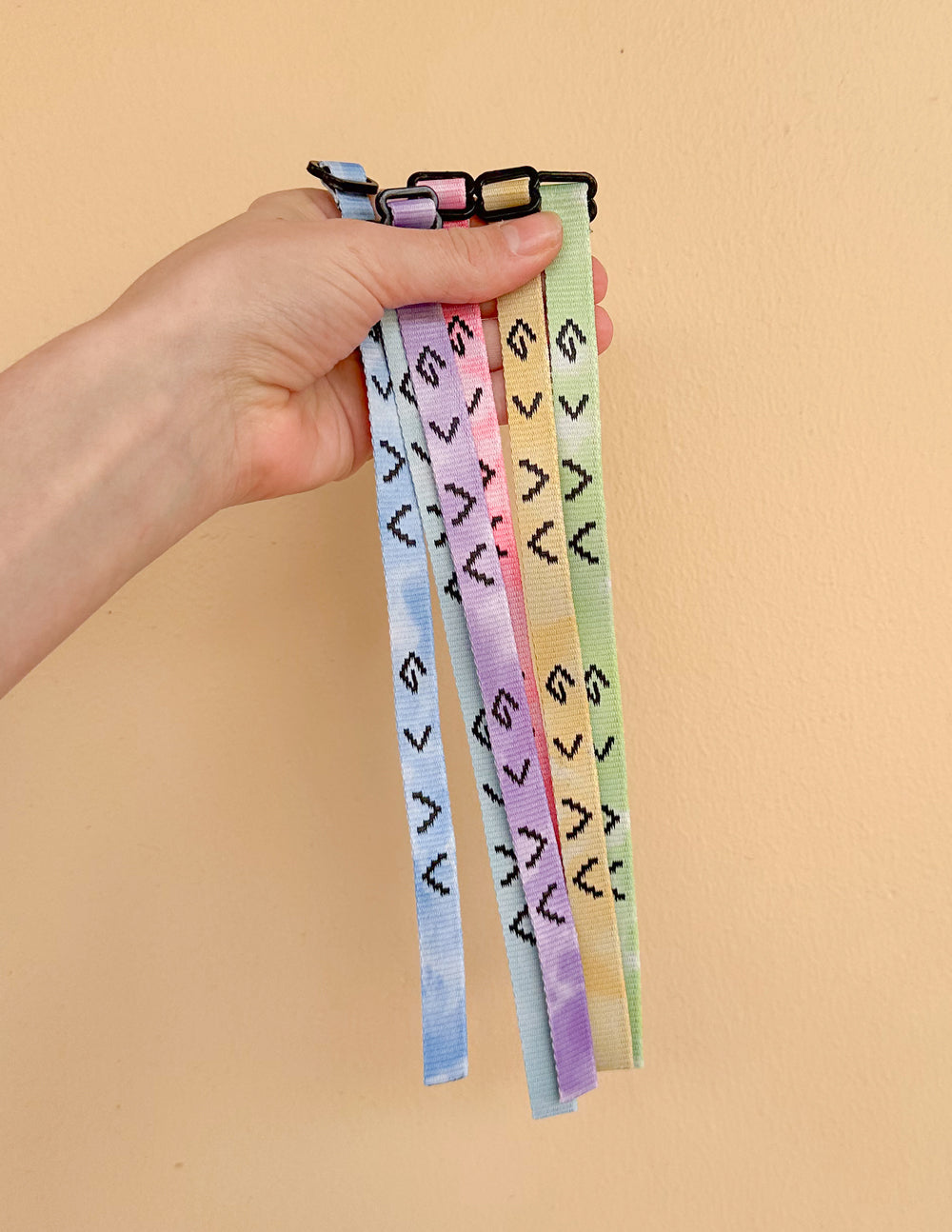 Elevated Faith Highs and Lows Tie-Dye Bracelet Pack — detail close-up