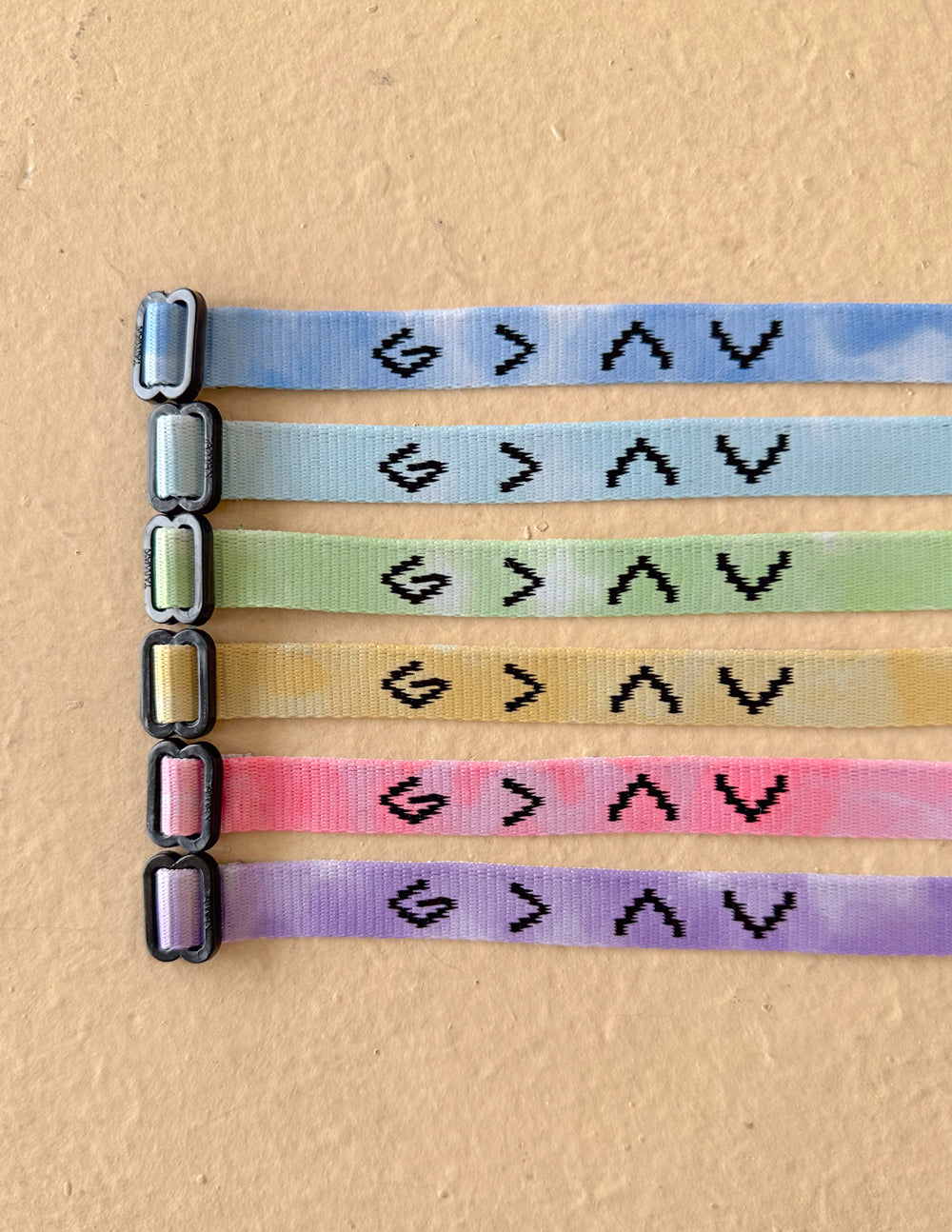 Elevated Faith Highs and Lows Tie-Dye Bracelet Pack — lifestyle context