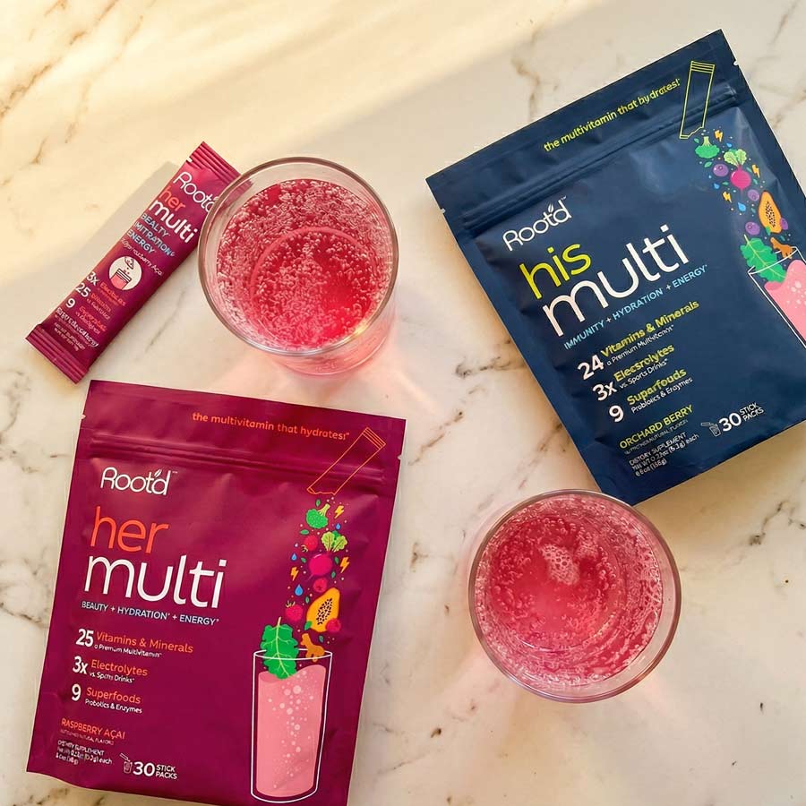 Couples’ Wellness Pack - The Hydrating Multivitamin - For Her & Him by Root'd