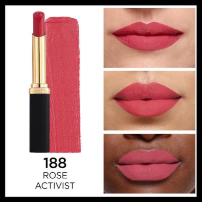 Loreal Paris Color Riche Intense Volume Matte Lipstick - Rose Activist (188) - Moisturizing & Volumizing Matte Finish