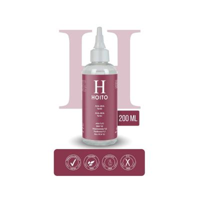 Hoito AHA BHA Tonik 200ml - Exfoliating Toner for Acne-Prone Skin, Brightens & Minimizes Pores
