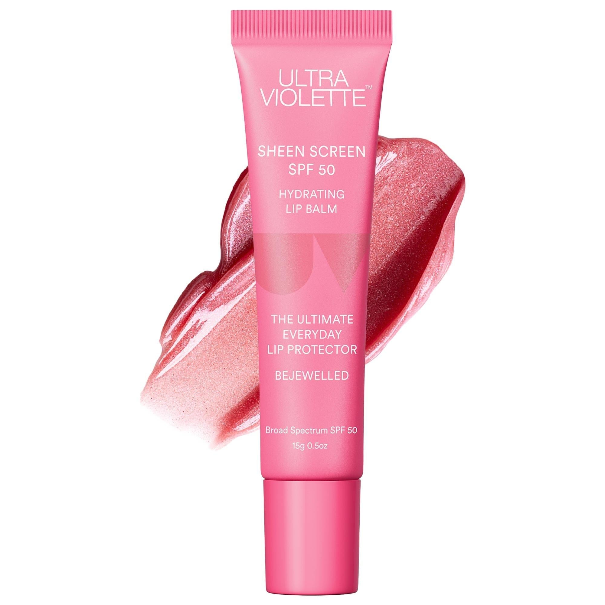 Ultra Violette Sheen Screen SPF 50 Hydrating Sunscreen Lip Balm - Cruelty-Free, Gluten-Free, SPF 50 Lip Protection