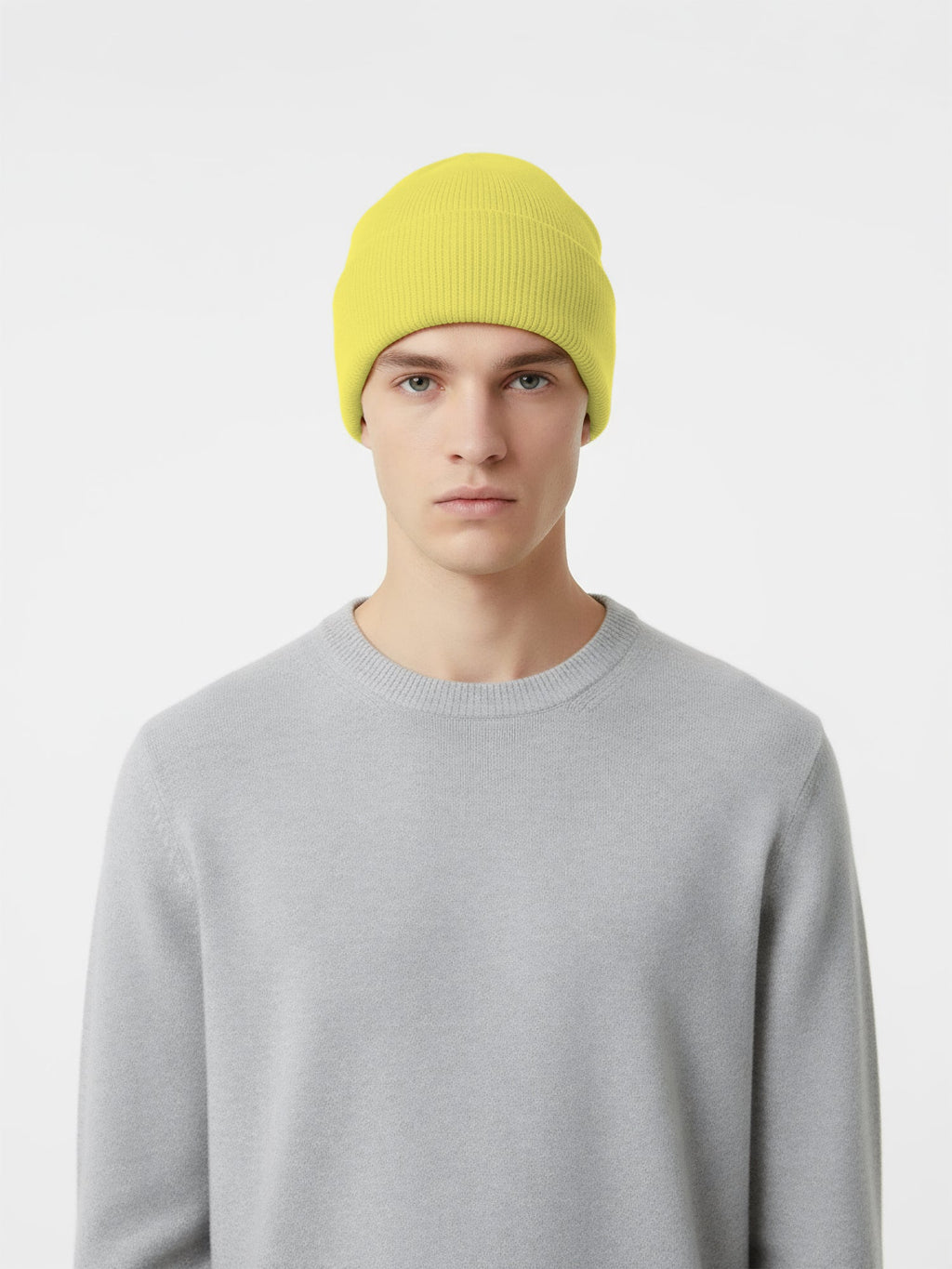 Holden Outerwear Merino Cuff Beanie - Mineral Yellow — lifestyle context
