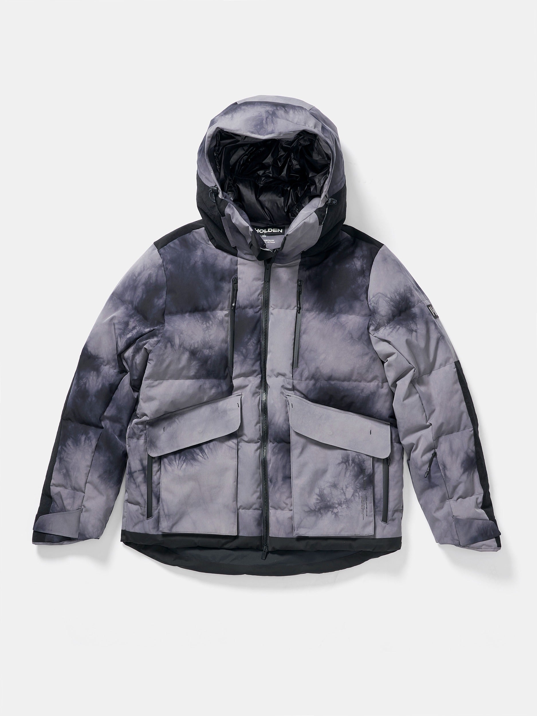 Holden Outerwear Peak Down Parka - Haze Dye — back view