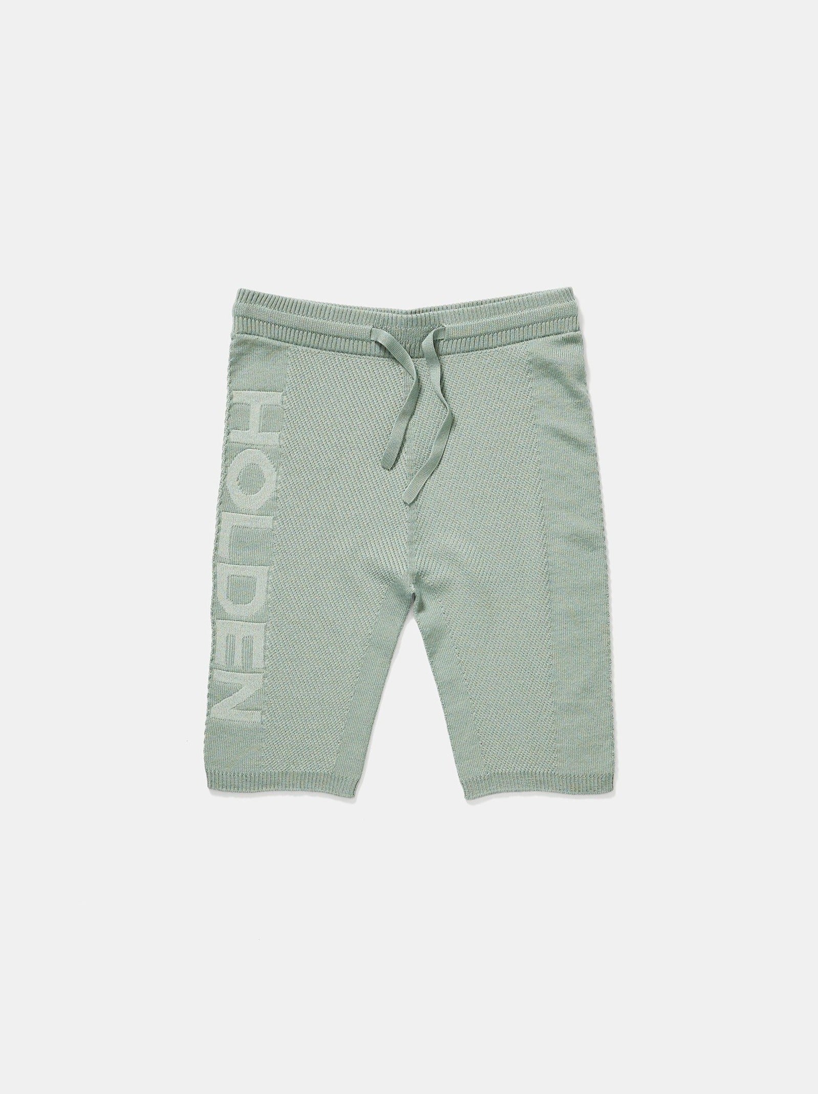 Holden Outerwear Seamless Biker Short - Sage — in-use photo