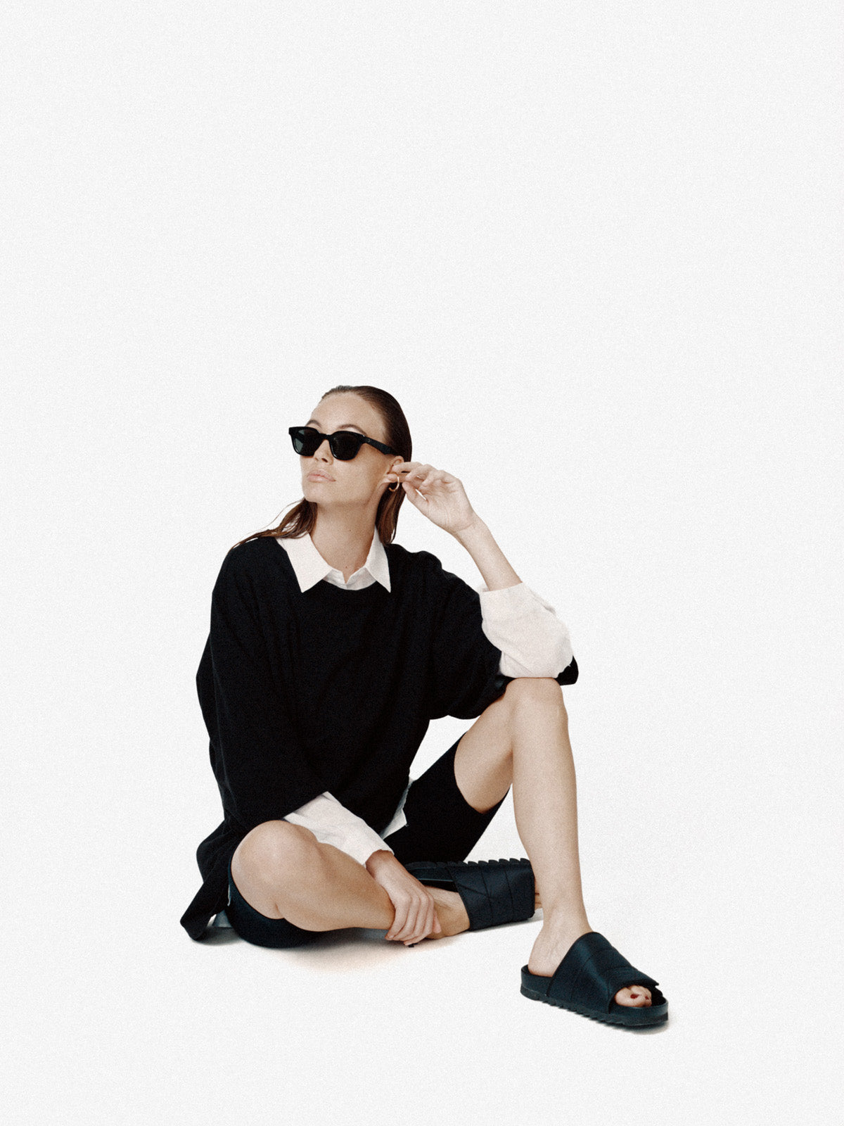 Holden Outerwear Puffy Slide - Unisex - Black — side view