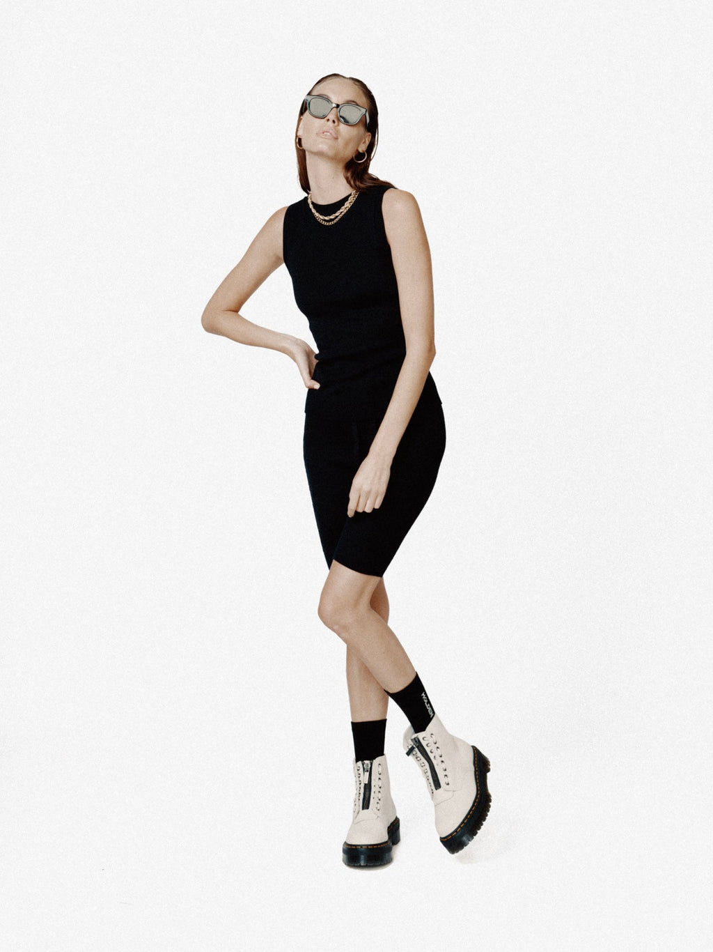 Holden Outerwear Seamless Tank - Black — lifestyle context