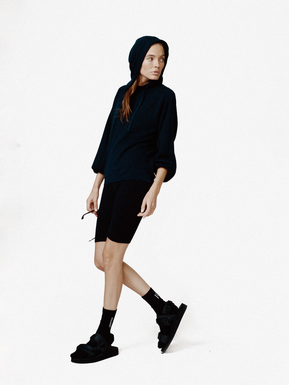 Holden Outerwear Icon Hoodie - Black — detail close-up