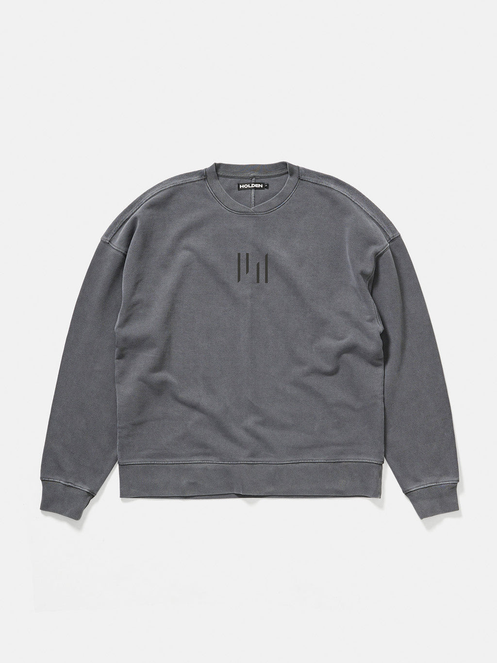Holden Outerwear Oversized French Terry Crew - Black — lifestyle context