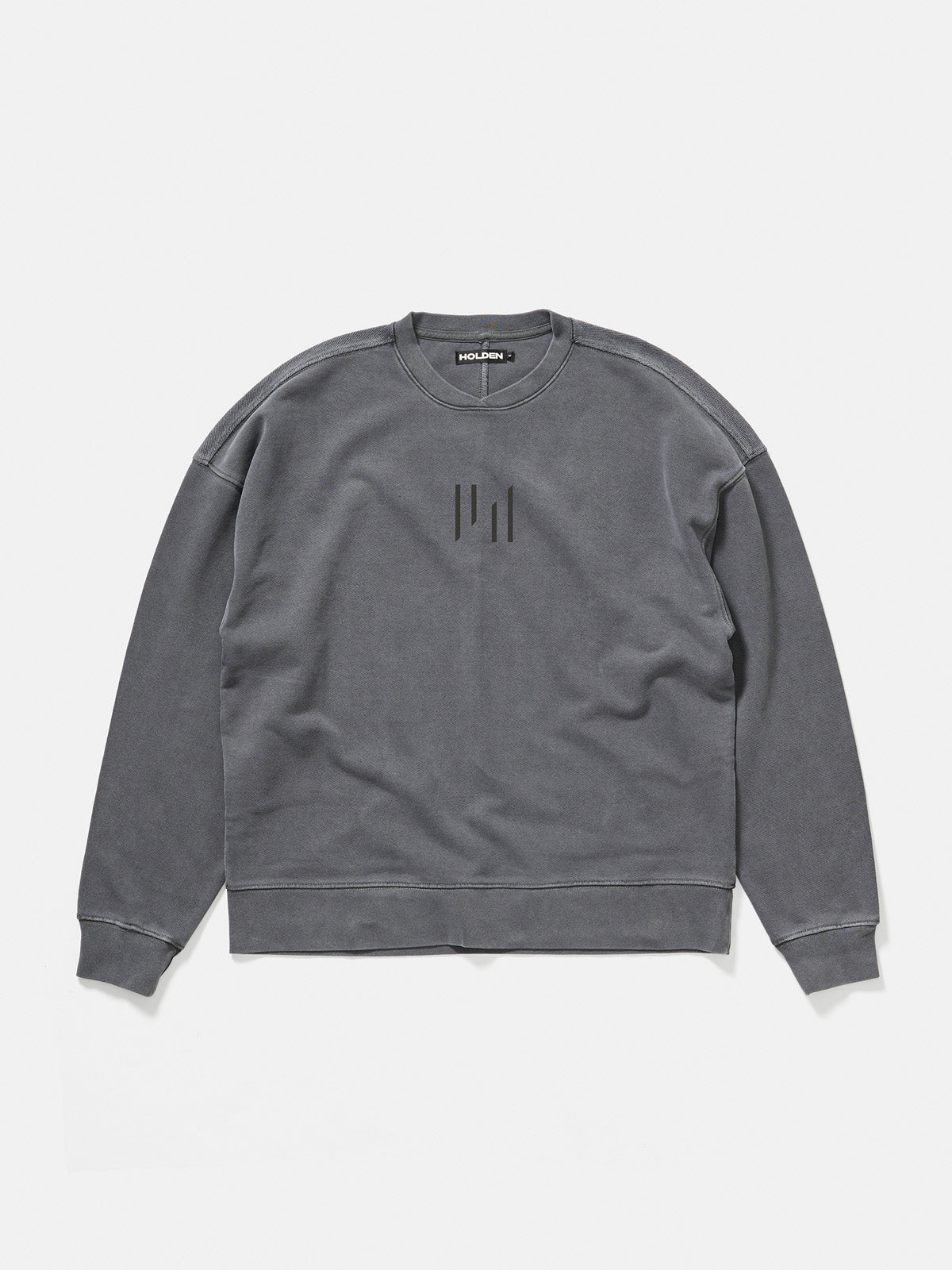 Holden Outerwear Oversized French Terry Crew - Black — lifestyle context