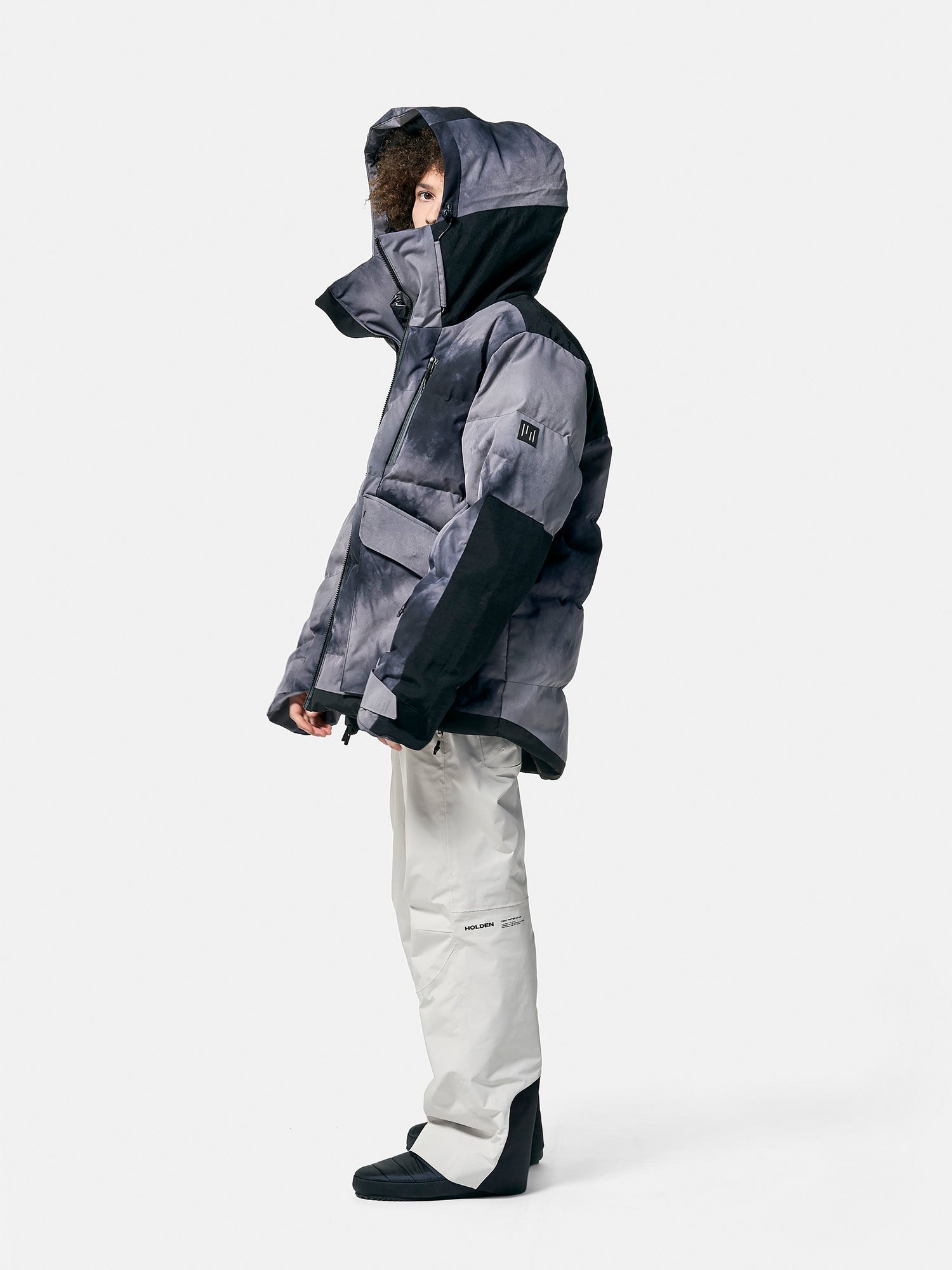 Holden Outerwear Peak Down Parka - Haze Dye — lifestyle context