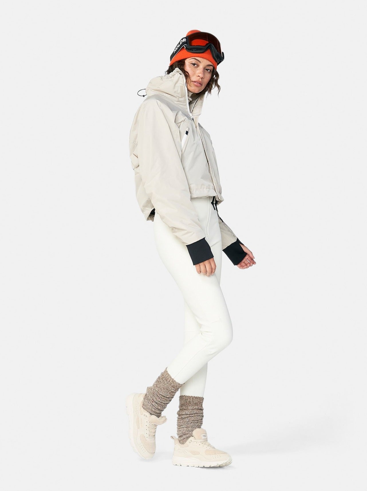 Holden Outerwear Ski Suit - Canvas/Pearl — lifestyle context