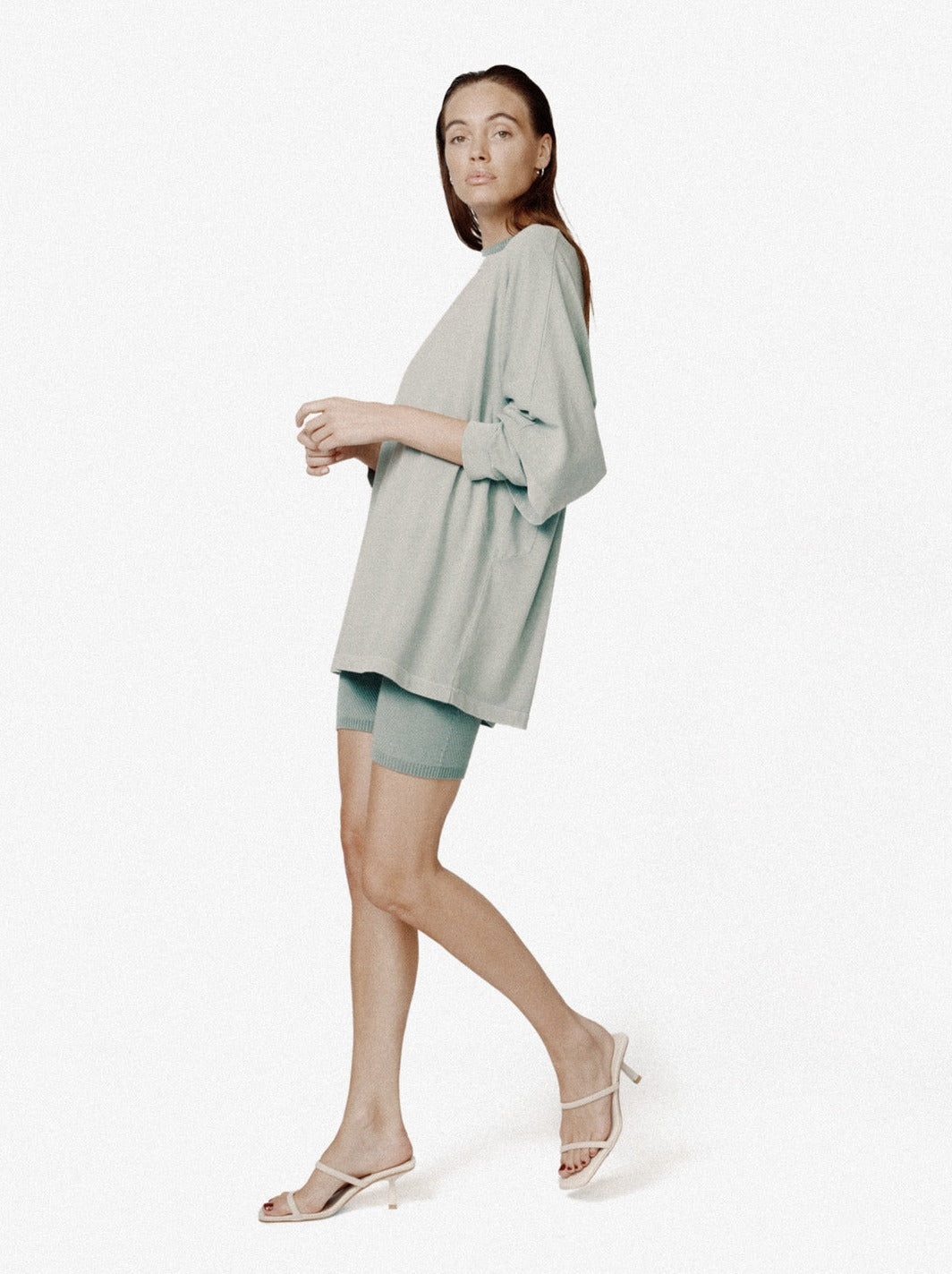 Holden Outerwear Knit Dojo Top - Sage — main product shot