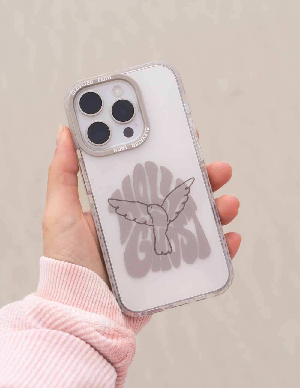 Elevated Faith Holy Ghost Phone Case — phone case category context
