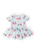 Mila & Rose ® Home of the Brave S/S Twirl Bodysuit — main product shot