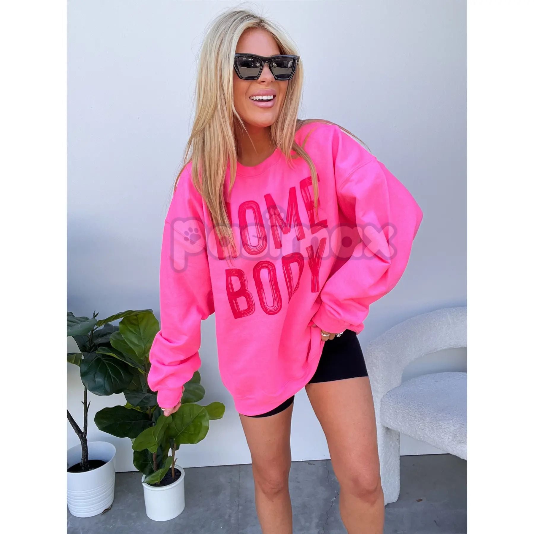 Pasimax "Homebody" Graphic Pullover Unisex Crewneck Sweatshirt – Cozy Lounge & Introvert Wear — main product shot