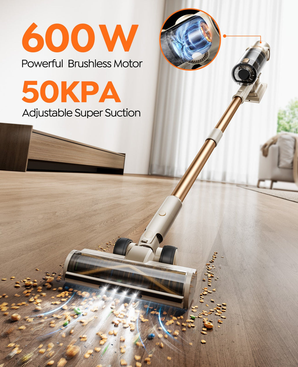 Honiture P7 Pro Cordless Vacuum Cleaning Bundle, view 6