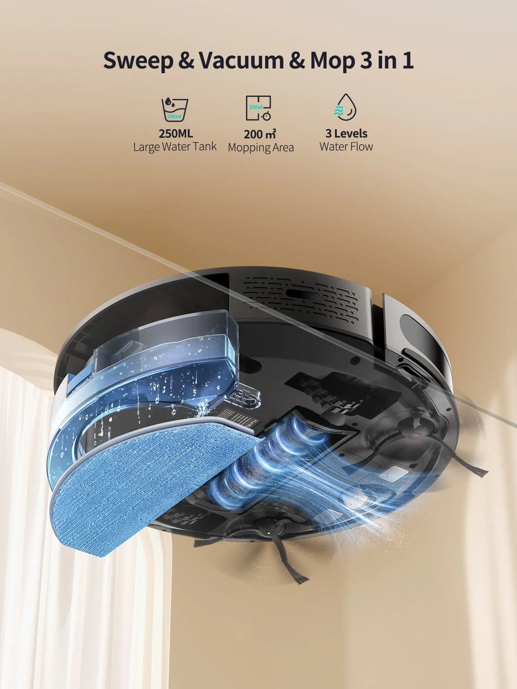Honiture G20 Pro Robotic Vacuum, view 4