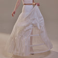 Hoop Petticoat Skirt with Two Layers and Corsage , Crinoline Petticoat with Concealed Hoops , Bridal Slip for Volume & Elegan