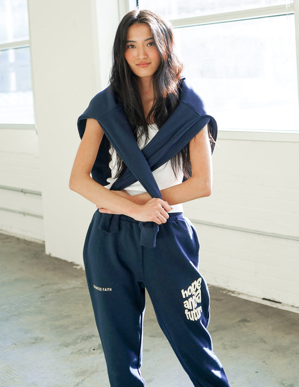 Elevated Faith Hope and a Future Unisex Sweatpant — lifestyle context