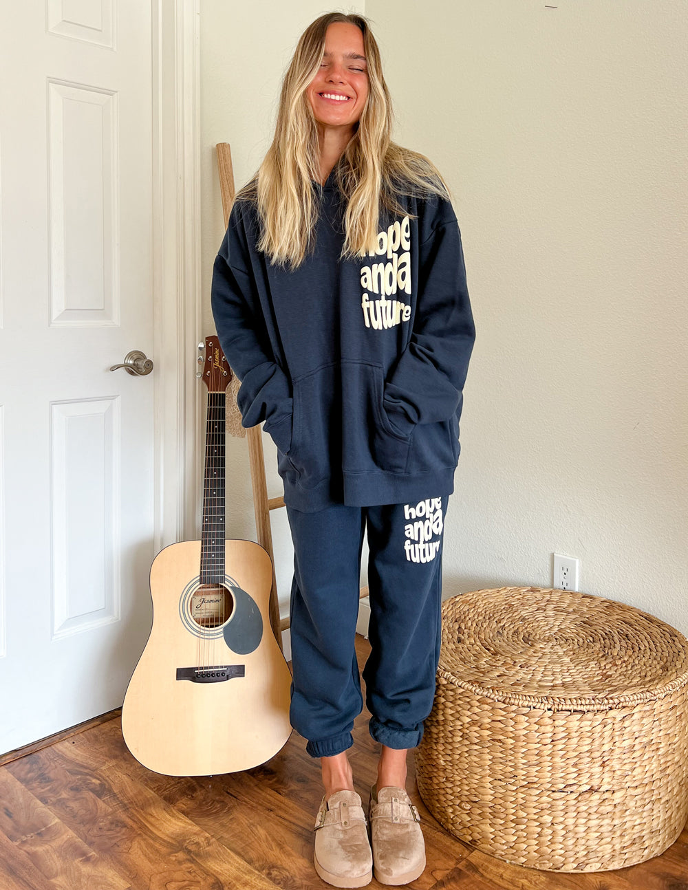 Elevated Faith Hope and a Future Unisex Sweatpant — alternative angle