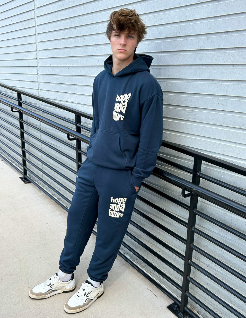 Elevated Faith Hope and a Future Unisex Sweatpant — side view